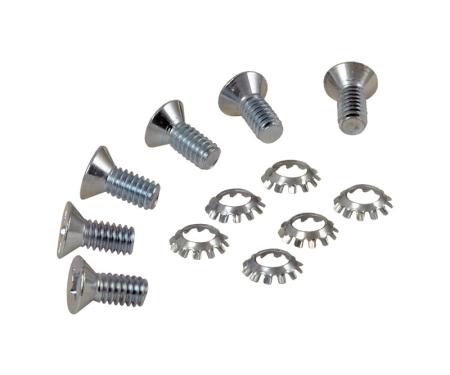 Dennis Carpenter Door Latch Screws - Set of (6) - 1966-77 Ford Bronco 382542-ST6
