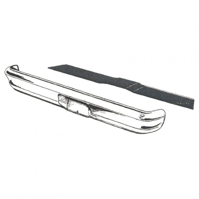 Dennis Carpenter Bumper Seal - 1964-65 Ford Car   C4DZ-17808-A