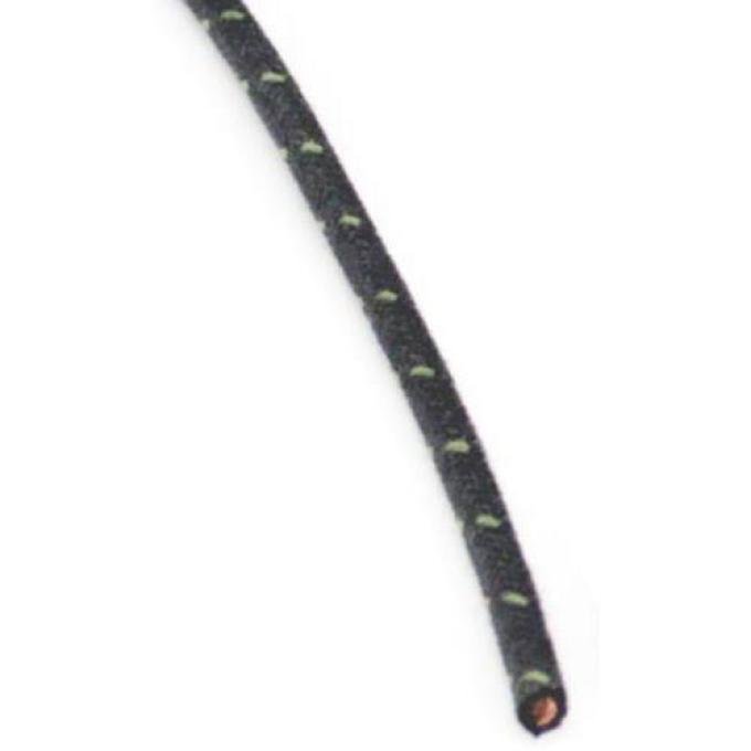 Wire Black with Green Tracer A-14303-BG