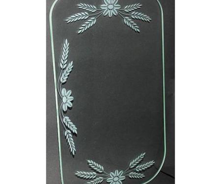 Windwing Glass Etched A-18252-CD