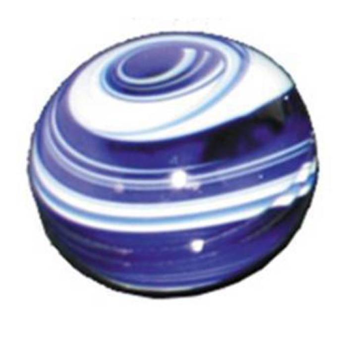 Knob Blue/White Mushroom A-7213-BOM
