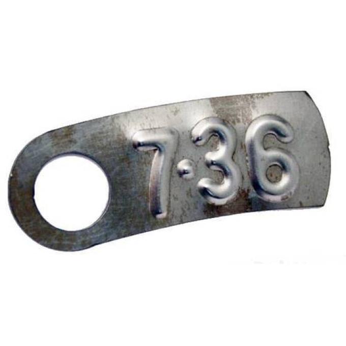 Axle Housing Tag 7-36 AA-4010-T