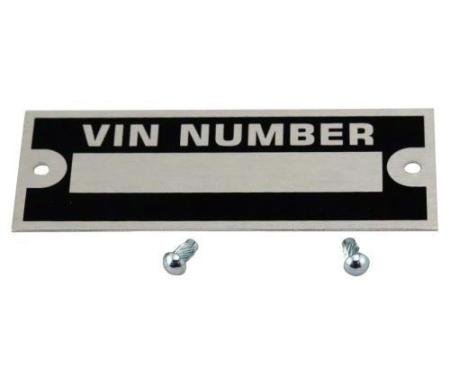 Vin Number Plate A-18655