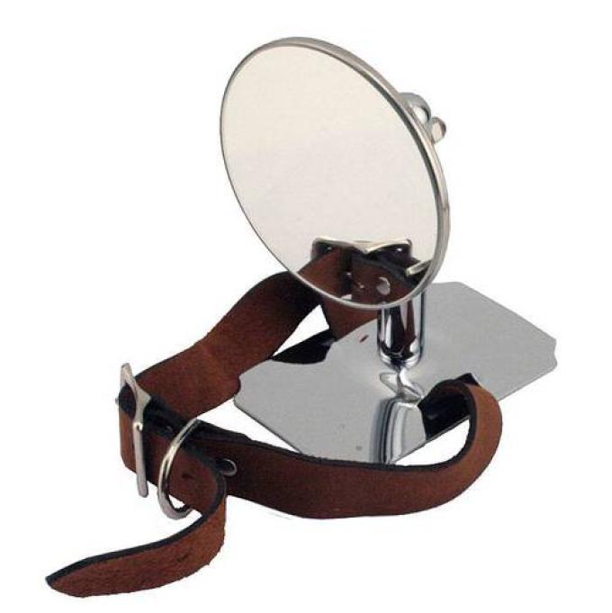 Mirror Side Mount Leather A-17700-SL