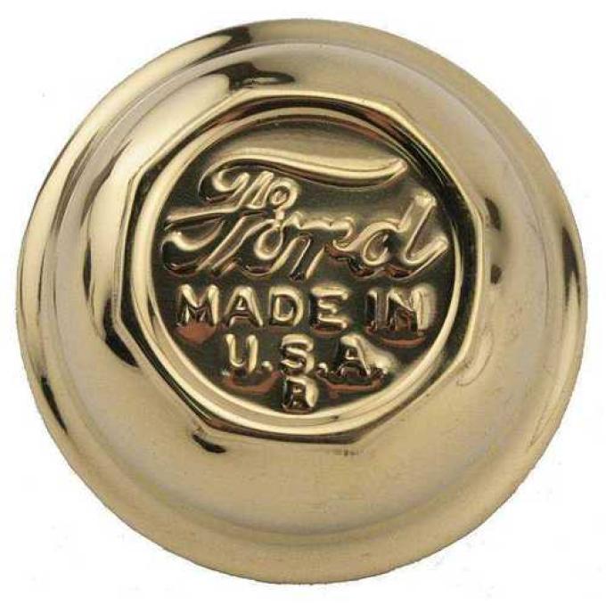 Brass Wire Wheel Hub Cap 26-27 T-2885-BR