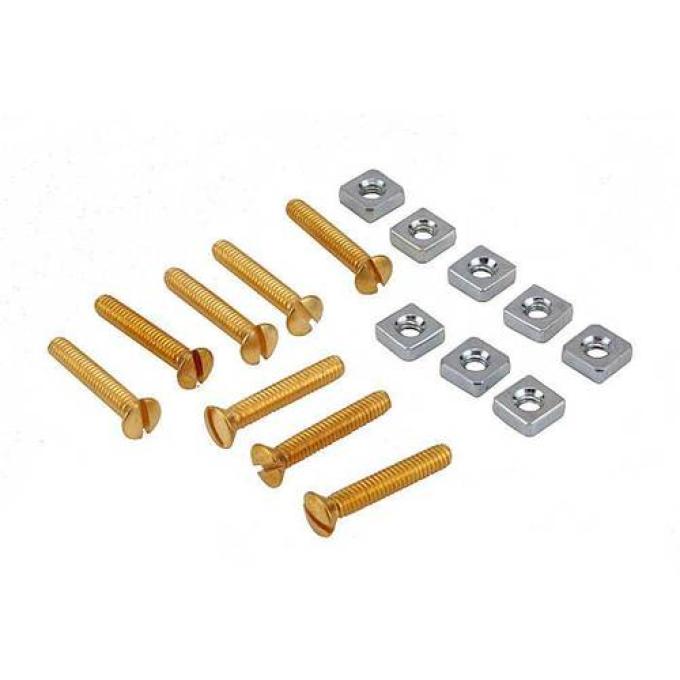 Step Plate Mounting Screws Brass #1090-B