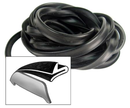 Dennis Carpenter Fender Skirt Rubber - 1940-51 Ford Car   01A-18990