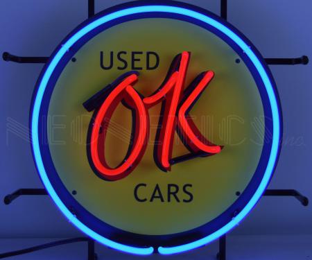 Neonetics Junior Size Neon Signs, Ok Used Cars Junior Neon Sign