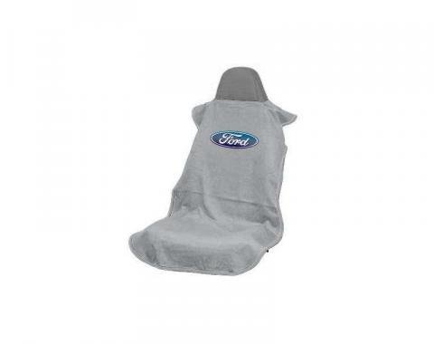 Seat Armour Ford Seat Towel, Grey with Logo SA100FORG