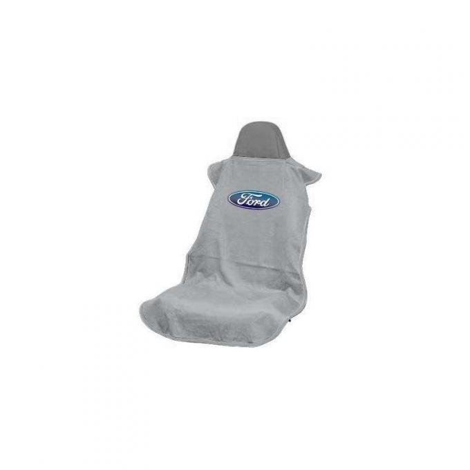 Seat Armour Ford Seat Towel, Grey with Logo SA100FORG