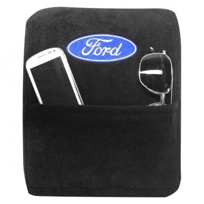 Seat Armour Ford Explorer 2010-2016,  Only,  Konsole Cover™ with Pocket, Black, KAFORX10-15