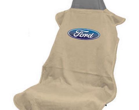 Seat Armour Ford Seat Towel, Tan with Logo SA100FORT