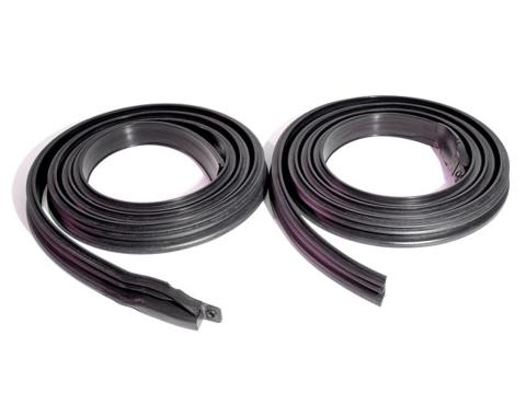 Metro Moulded Parts 1966-1967 Mercury / Ford Molded Roof Rail Seals, for 2-Door Hardtop. Pair r&l RR 6800