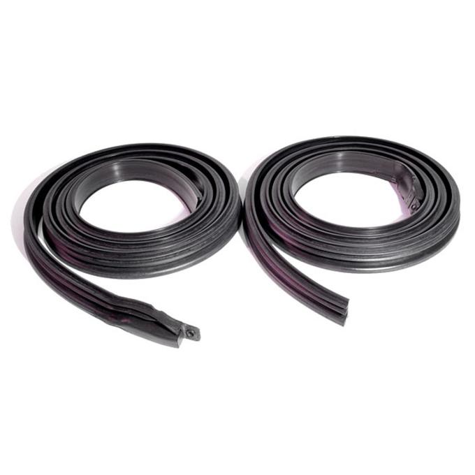 Metro Moulded Parts 1966-1967 Mercury / Ford Molded Roof Rail Seals, for 2-Door Hardtop. Pair r&l RR 6800