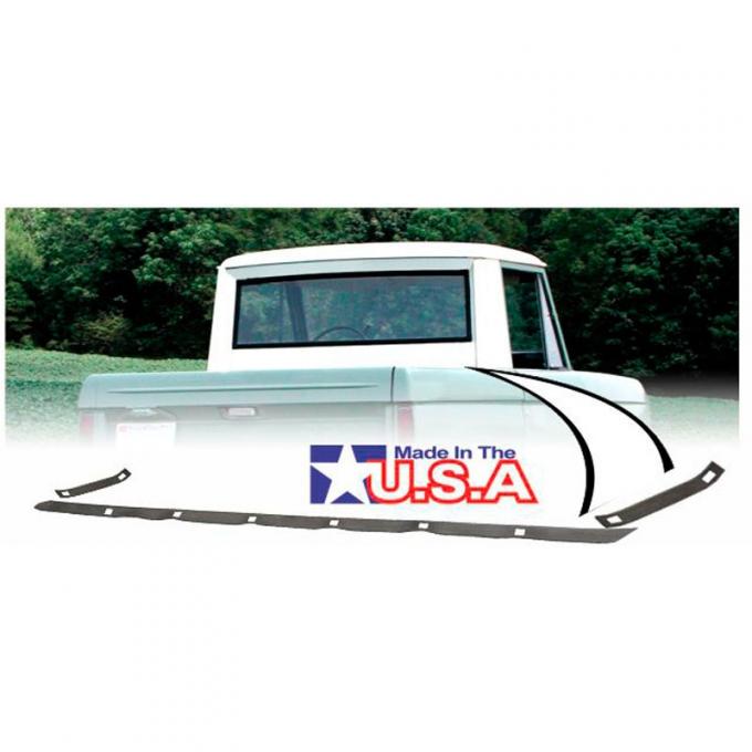 Dennis Carpenter Lower Rear of Roof To Top of Bed Seal - Half Cab - 1966-72 Ford Bronco C6TZ-9754732-A