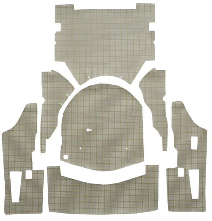 ACC 1959 Ford Galaxie 2DR Retractable Hardtop without Boards Trunk Mat Fleece