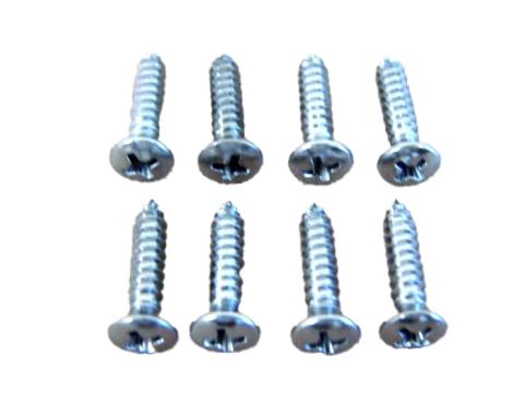 Redline Restomotive® 1956-1957 Ford Thunderbird 8 Piece Porthole Rings To Hard Top Hardware Kit