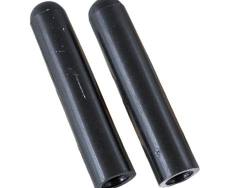 Dennis Carpenter Door Lock Knobs - Black - 1981-96 Ford Truck, 1981-96 Ford Bronco D9ZZ-6621850-BL