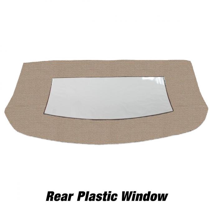 Kee Auto Top CD2007CO09SF Convertible Rear Window - Cloth, Direct Fit