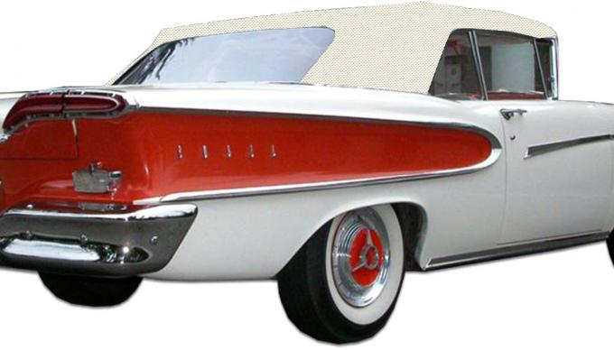 Kee Auto Top CD2001TO26SP Convertible Top - Ford White, Vinyl, OE Replacement, Direct Fit