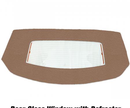 Kee Auto Top HG0289DF02SDX Convertible Rear Window - Vinyl, Direct Fit