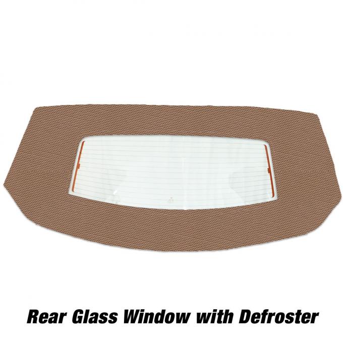 Kee Auto Top HG0289DF02SDX Convertible Rear Window - Vinyl, Direct Fit