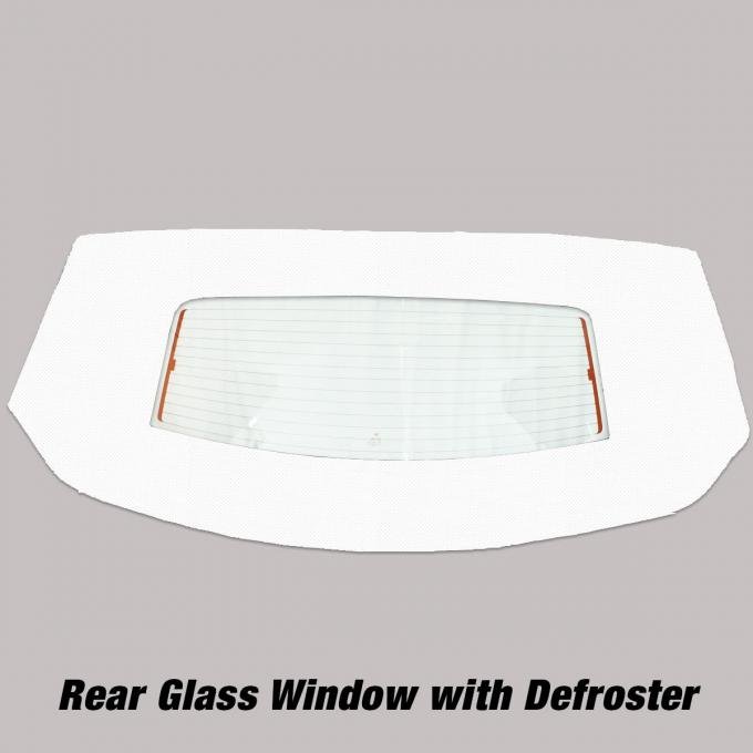 Kee Auto Top HG0289DF50SP Convertible Rear Window - Vinyl, Direct Fit
