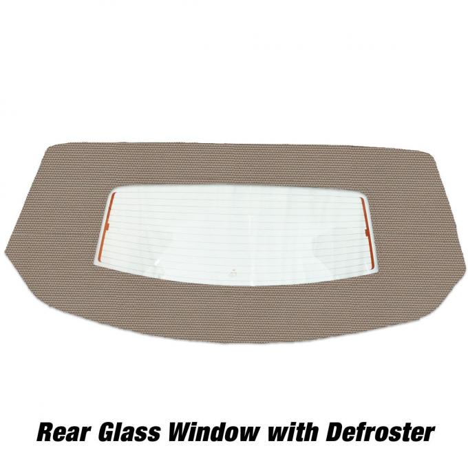 Kee Auto Top HG0289DF10SDX Convertible Rear Window - Vinyl, Direct Fit