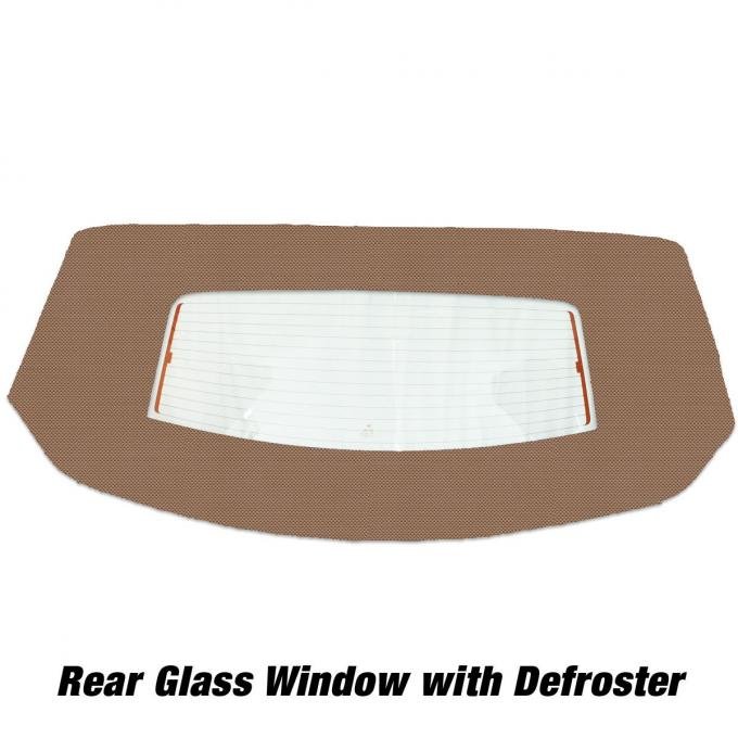 Kee Auto Top HG0289DF43SP Convertible Rear Window - Vinyl, Direct Fit