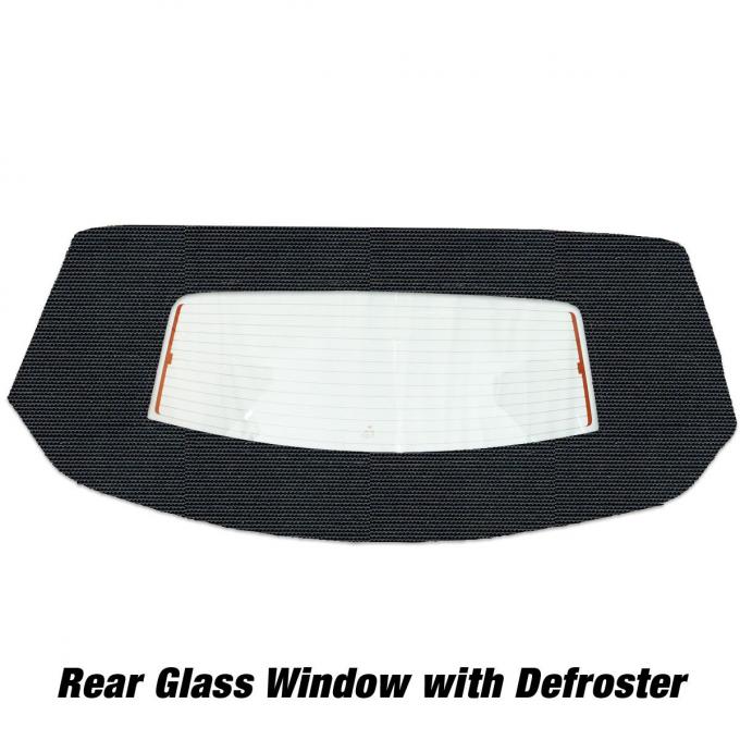Kee Auto Top HG0289DF09SDX Convertible Rear Window - Vinyl, Direct Fit