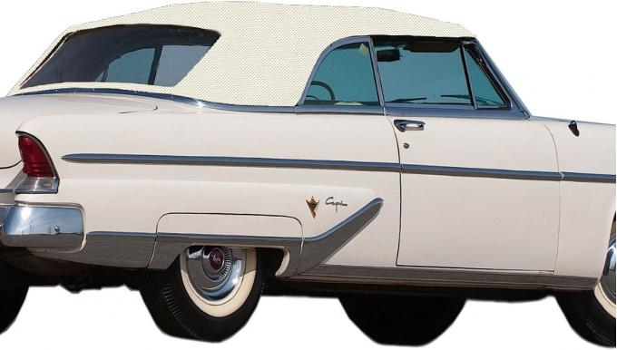 Kee Auto Top CD2028TO26SP Convertible Top - Ford White, Vinyl, OE Replacement, Direct Fit