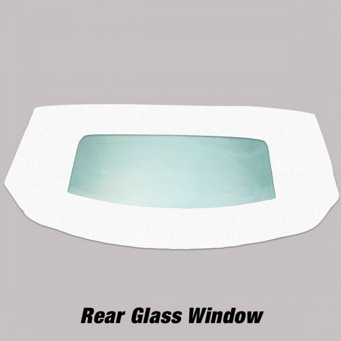 Kee Auto Top HG0289TN01SDX Convertible Rear Window - Vinyl, Direct Fit