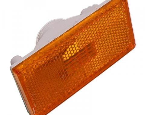 Dennis Carpenter Front Side Marker Lamp Housing Amber - 1970-71 Ford Car   D00Z-15A201-AM