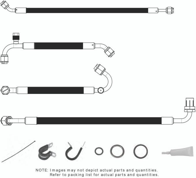 Vintage Air 1961-64 Ford F-100 SureFit™ Reduced Barrier Standard Hose Kit 511171