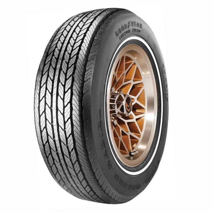 Goodyear GM Custom Tread Pin White Stripe Tire GR70-15 124101701405