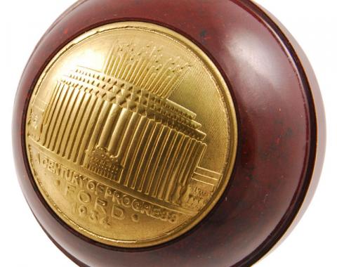 Dennis Carpenter Commemorative Gear Shift Knob - Brown - 1934 Ford Car   40-7213-C