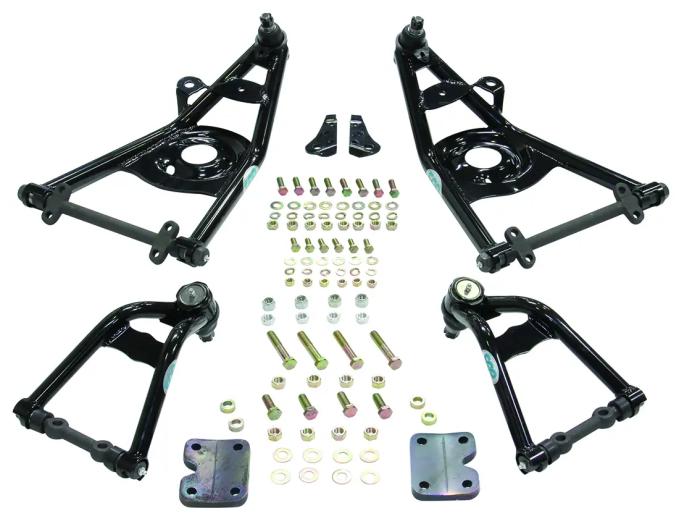 Classic Performance Totally Tubular Upper and Lower Control Arms for 1949-1951 Mercury Fullsize Upper and Lower Control Arm Kit M4951TCA-ULK-B