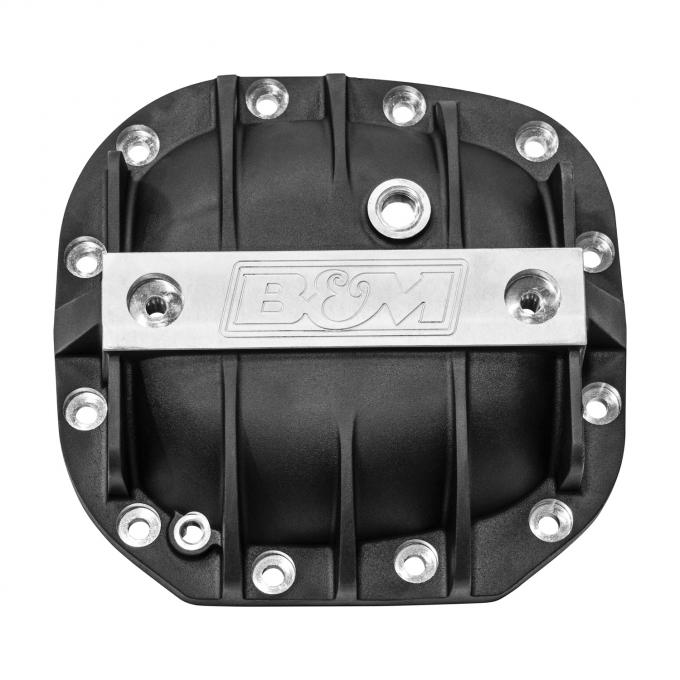 B&M 2015-2023 Ford F-150 Hi-Tek Aluminum Differential Cover for Ford Super 8.8, Black 41296