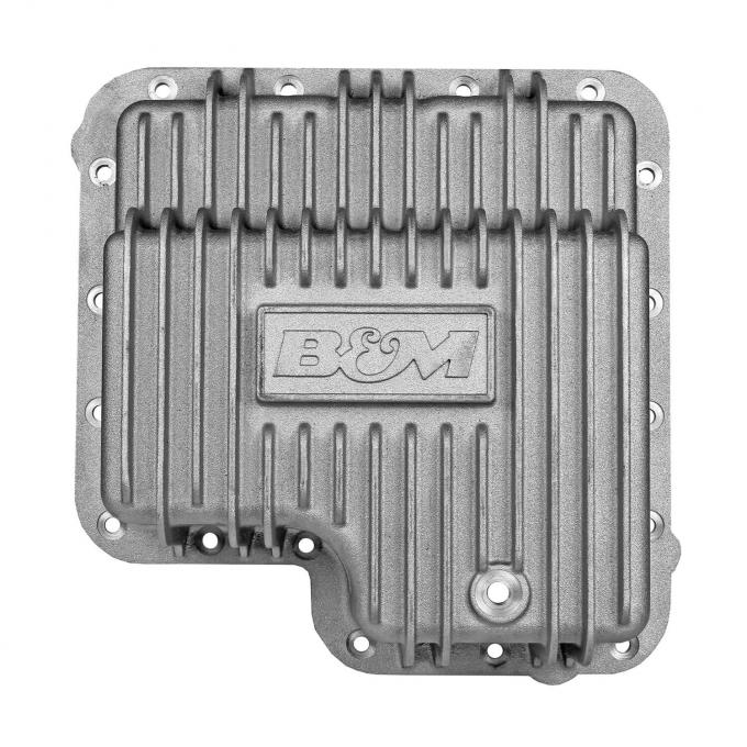 B&M Hi-Tek Deep Transmission Pan, Ford C6, Aluminum 40281