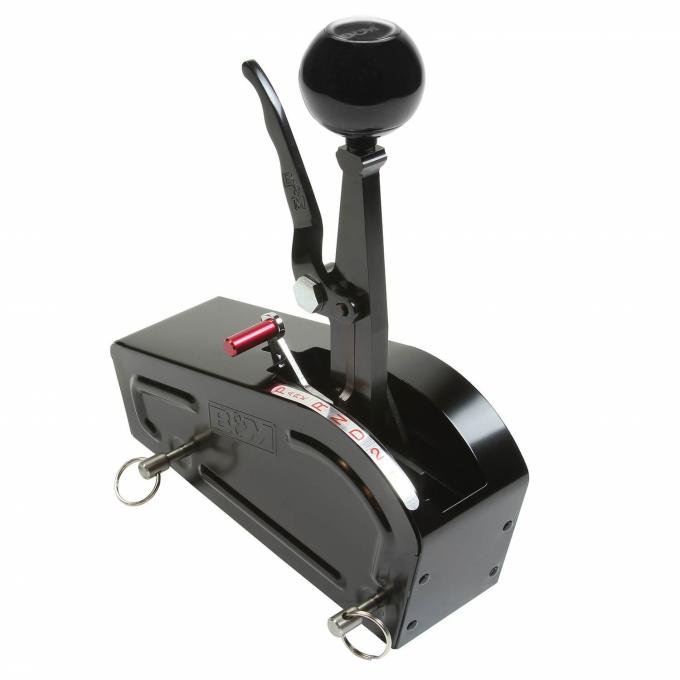 B&M AUTOMATIC GATED SHIFTER, PRO STICK, BLACK 81706