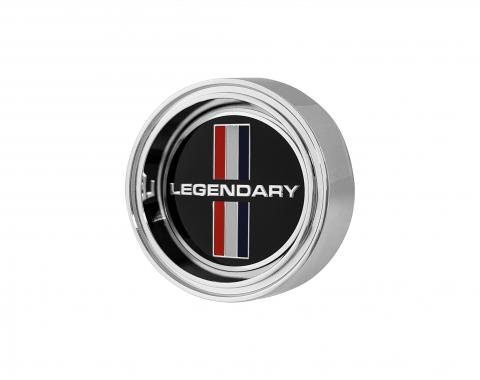 Legendary Wheels Black Legendary Tri-Bar Center Cap LW-HC029