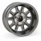 Legendary Wheels HB45, 15 X 7 In., 5 X 4.5, 4.25 BS, Charcoal/Machined LW90-50754B