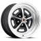 Legendary Wheels 15 X 7 Magnum Alloy Wheel, 5 on 4.5 BP, 4.25 BS, Satin Black / Satin LW50-50754D