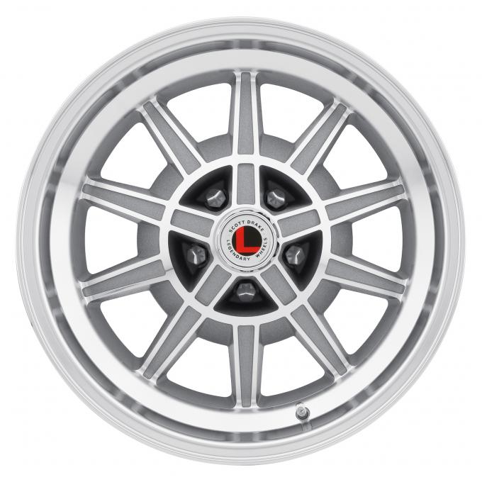 Legendary Wheels 17 X 8 GT7 Alloy Wheel, 5 on 4.5 BP, 4.75 BS, Machined / Clear Coat LW10-70854C
