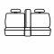 Covercraft 2015-2020 Ford F-150 Precision Fit Endura Front Row Seat Covers GTF594ABENSS