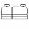 Covercraft Precision Fit Endura Second Row Seat Covers GTF441ENSC
