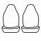 Covercraft Precision Fit Endura Front Row Seat Covers GTF174ENBK