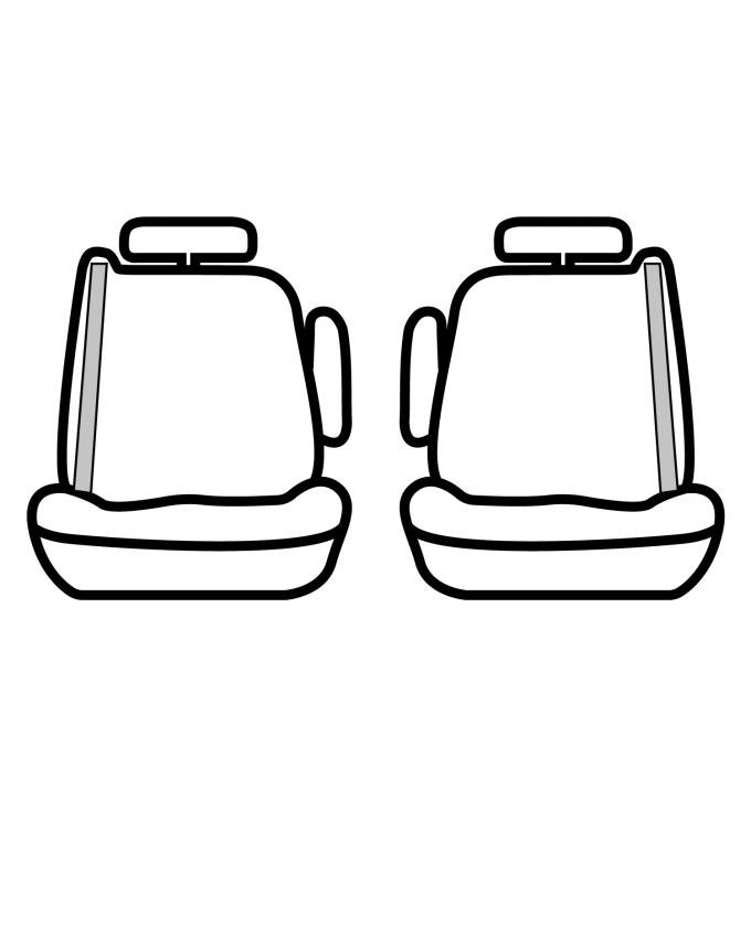 Covercraft SeatSaver Custom Seat Cover, Waterproof Taupe SS3347WFTP