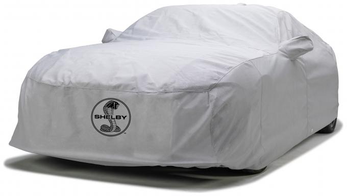 Covercraft 2020-2022 Ford Mustang Custom 5-Layer Softback All Climate Car Cover with Shelby Snake logo C18571FO120AC