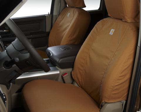 Covercraft 2019-2020 Ford Ranger Carhartt SeatSaver Custom Seat Cover, Brown SSC2536CABN